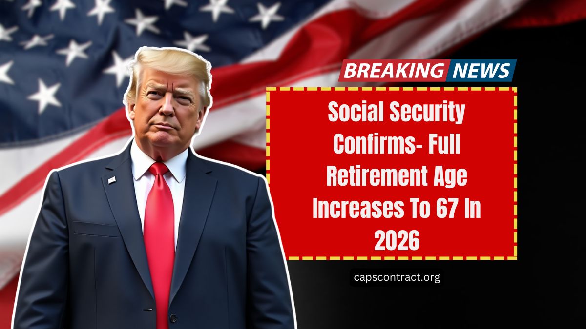 Social Security Confirms- Full Retirement Age Increases To 67 In 2026