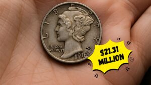 Rare Mercury Dime Valued at $21.31 Million Still Circulating